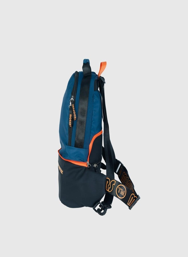 MONKEY TROOPERS Banger Backpack Waist Bag for Men Women Boys Girls, Convertible Fanny Pack, Crossbody, Travel, Casual, College, Quick Access, 10L Capacity, Water-Resistant (Black/Navy) - Image 4